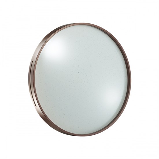 2075/DL PALE SN 076 Светильник пластик/белый/коричневый LED 48Вт 3000-6300K D390 IP43 пульт ДУ GETA COFFEE SONEX  2075/DL - фото 626592