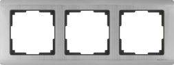 W0031602/WL02-Frame-03 Metallic Рамка на 3 поста глянцевый никель (уп.10шт.) Werkel™ a051001-1 - фото 626746