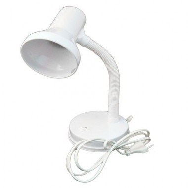 KD-302 C01 белый Светильник настольный, 60W Е27 230V (уп.12/336шт.) Camelion KD-302 C01 - фото 626750