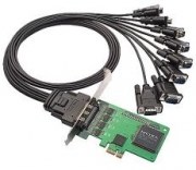 CP-168EL-A мультипортовая низкопрофильная плата RS232 для шины PCI Express 8 port МОХА CP-168EL-A - фото 626807