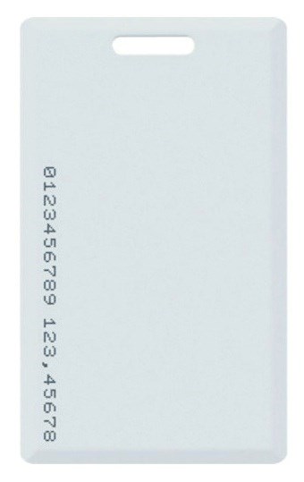 TK4100 Clamshell White Карта доступа стандартная proximity, формат EМ-marin, толщина 1,6мм TK4100 Clamshell White - фото 626909