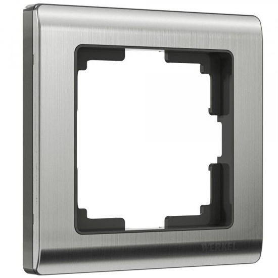 W0011602/WL02-Frame-01 Metallic Рамка на 1 пост, глянцевый никель (уп.10шт.) Werkel™ (Китай) a051000-1 - фото 627115