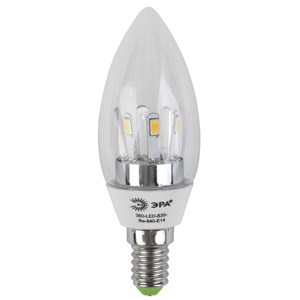 360-LED B35-5w-840-E14 Лампа светодиодная (уп.10/50/2450шт.) ЭРА ВЫВЕДЕНА ИЗ АССОРТИМЕНТА 360-LED B35-5w-840-E14-1 - фото 627150