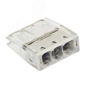 2273-243 PROxima Клемма монтажная 3x0,5-2,5мм² (медь+алюминий) с конт. пастой (уп.100шт.) EKF (Китай) plc-smk-2273-243 - фото 627451