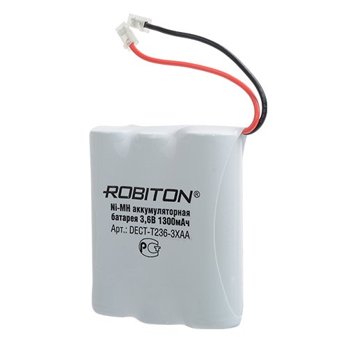 DECT-T236-3XAA Батарея аккумуляторная (уп.1шт.) ROBITON DECT-T236-3XAA - фото 627566