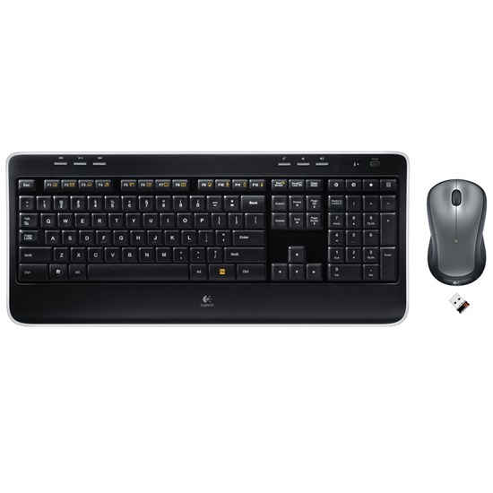 Клавиатаура+мышь Logitech Wireless Desktop MK520 (Keybord&mouse) USB Black (920-002600) 920-002600 - фото 627704