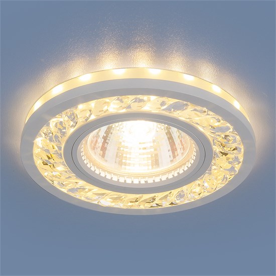 8355 MR16 CL/WH прозрачный/белый Cветильник встраиваемый (уп.10/40шт.) Elektrostandard a037507 - фото 627849