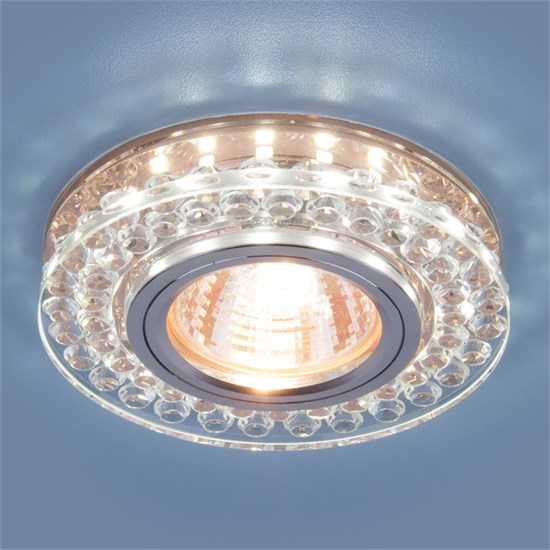 8381 MR16 CL/GC прозрачный/тонированный Cветильник встраиваемый (уп.10/50шт.) Elektrostandard 8381 MR16 CL/GC прозрачны - фото 627878