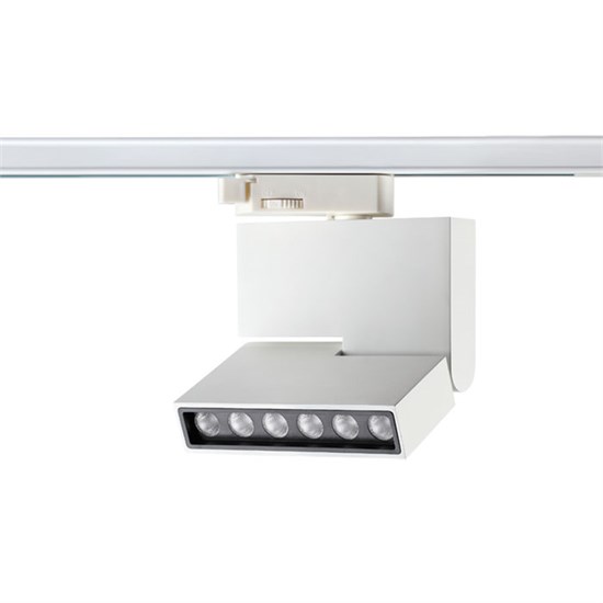 357539 NT18 041 белый Трековый светильник LED 6*1W 110-240V EOS NOVOTECH 357539 - фото 627931