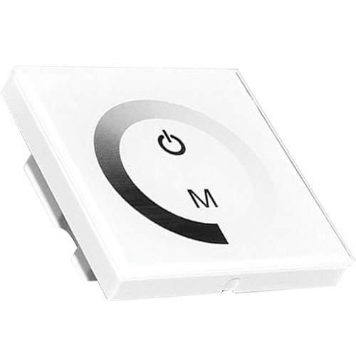 CDW12AESB Ecola LED Strip Dimmer Panel 12A 144W 12V (288W 24V) Диммер настенный (уп.20шт.) CDW12AESB - фото 627948