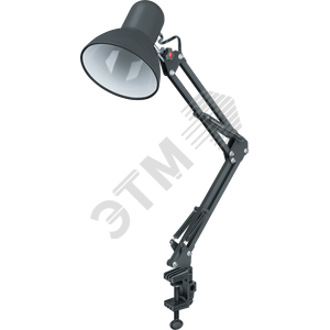 61645 NDF-C012-60W-BL-E27 Светильник настольный светодиодный на струбцине черный (уп.12шт.) Navigator 61645 NDF-C012-60W-BL-E27 - фото 627991