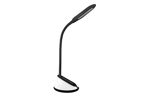 KD-799 C02 чёрный LED Светильник настольный, 7Вт, 230В, сенс.вкл, 3 ур.ярк, RGB-подсветка (уп.4шт.) KD-799 C02 чёрный - фото 628119