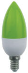 C4TG26ELB Ecola candle LED color 2,6W 220V E14 Green Лампа св/д свеча зеленая (уп.100шт.) C4TG26ELB - фото 628127