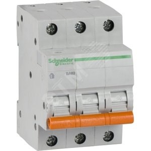 11226 DOMOVOY Выключатель автоматический 3п 32A C ВА63 4.5кА (уп.4шт.) Schneider Electric 11226 - фото 628266
