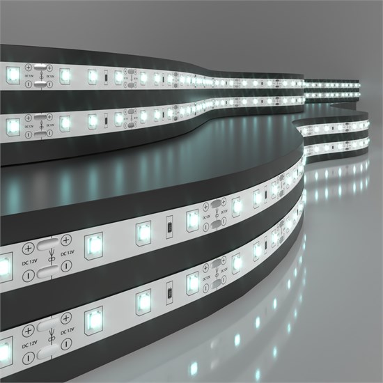 2835/60LED 4.8W IP20 12V холодный белый свет 6500К Лента светодиодная, катушка 5м.(уп.250шт.) Elektrostandard a040993 - фото 628297