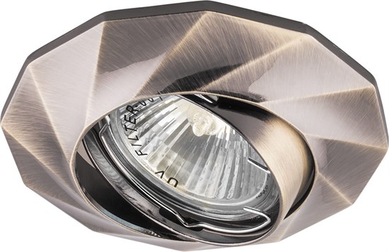 28879 DL6021 MR16 50W G5.3 античное золото поворотный Светильник встраиваемый (уп.10/100шт.) FERON 28879 - фото 628413