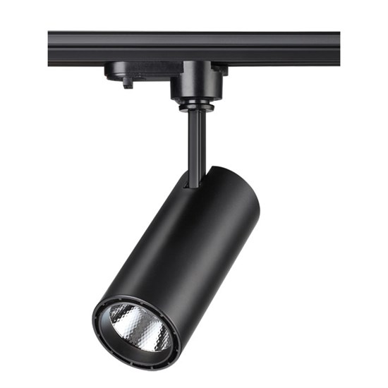 357550 NT18 171 черный Трековый светильник IP20 LED 4000K 15W 160-265V SELENE Novotech 357550 - фото 628422