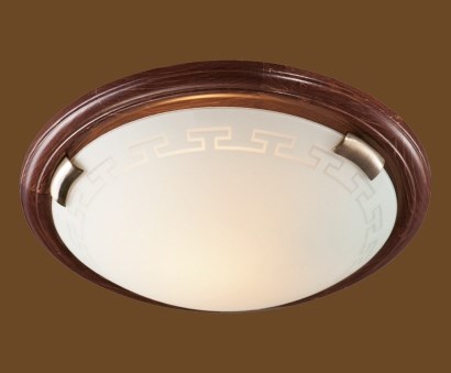 360 FB06 049 т орех/бронза Н/п светильник E27 3*100W 220V GRECA WOOD 360 - фото 628676