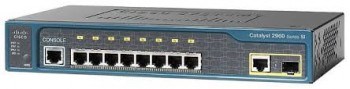 WS-C2960-8TC-S Коммутатор Cisco Catalyst 2960 8 10/100 + 1 T/SFP LAN Lite Image WS-C2960-8TC-S - фото 628679