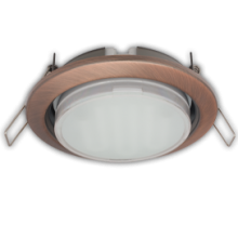 FP53H4ECB Ecola GX53 H4 Downlight without reflector Светильник черненая медь (уп.10/50шт.) FP53H4ECB - фото 628766