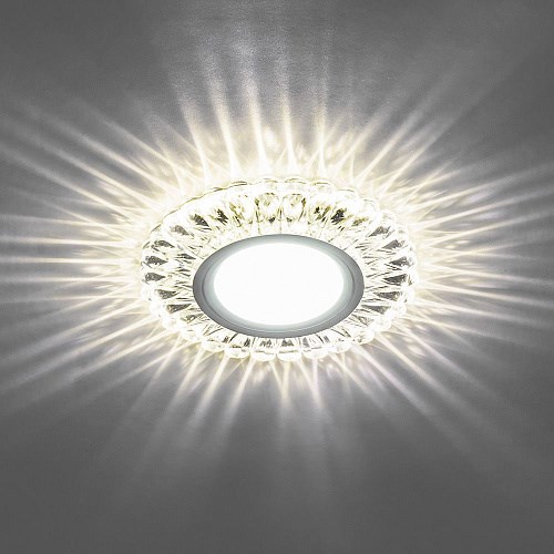 28845 CD902 с драйвером в комплекте 15LED*2835 SMD 4000K, MR16 50W G5.3, белый, хром Светильник встраиваемый (уп.10/50шт.) FERON (Китай) 28845 - фото 628802