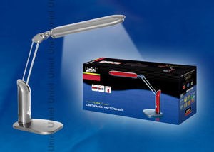 TTL-004 Лампа настольная. Цоколь GY10Q 27W. Цвет серебро. (уп.8шт.) UNIEL TTL-004 - фото 628827