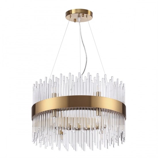4722/12 HALL ODL20 559 бронзовый/стекло/прозрачный Люстра G9 12*33W 220V FOCCO ODEON LIGHT 4722/12 - фото 628875