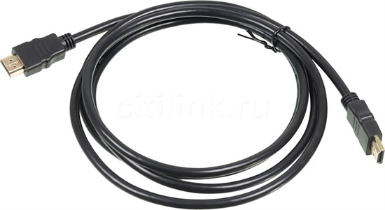 Кабель аудио-видео HDMI (m)/HDMI (m) 2м. Позолоченные контакты черный 710138 - фото 628952
