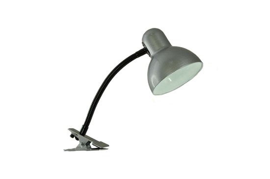 МТ2077C_ру серебро Светильник на прищепке 60W, E27, 220V Ультра ЛАЙТ ООО МТ2077C_ру серебро - фото 629054