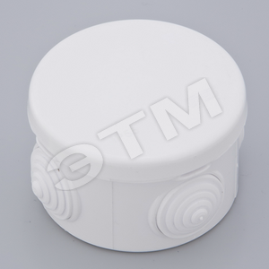 67020Б TYCO Коробка распределительная Ø70х50мм IP55 белая (уп.128шт.) RUVinil (Россия) 67020Б - фото 629144