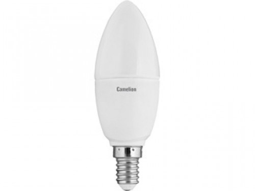 LED6.5-C35/830/E14 BrightPower Светодиодная лампа 6,5Вт 220В (уп.10/100шт.) Camelion LED6.5-C35/830/E14 - фото 629203