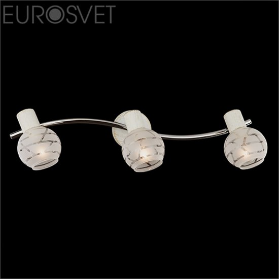 20036/3 белый с золотом/хром Спот Eurosvet 20036/3 белый с золотом/х - фото 629255