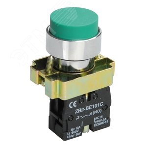 BBT70-BL-K06 LAY5-BL31 без подсветки зеленая 1з Кнопка управления (уп.20шт.) IEK® BBT70-BL-K06 - фото 629266