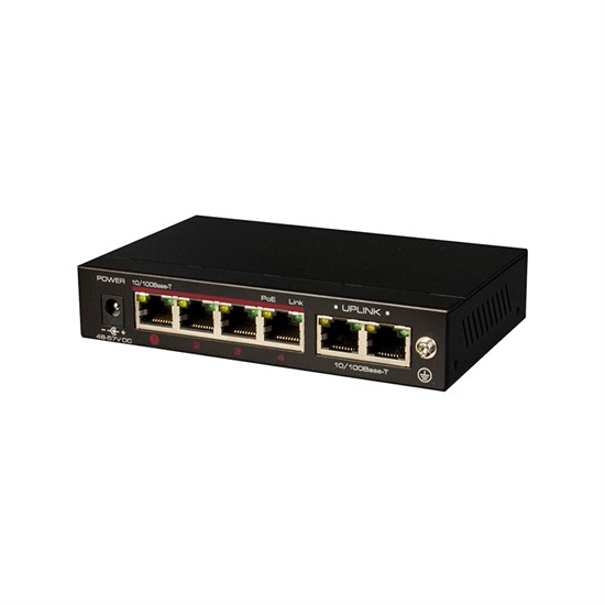 NSF-0604 60, 4-портовый коммутатор Ethernet с поддержкой PoE LTV NSF-0604 60 - фото 629345
