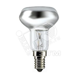 923348744206/38242978 PHILIPS Refl 60W E14 230V NR50 30D Лампа накаливания зеркальная (уп.30шт.) 923348744206 - фото 629427