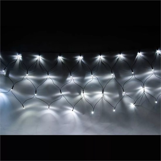 26922 CL117 белый Гирлянда-сеть 220V, 70 LED, размеры: 220*45 см, шнур 1,5 м, IP20 (уп.48шт.) FERON 26922 - фото 629625