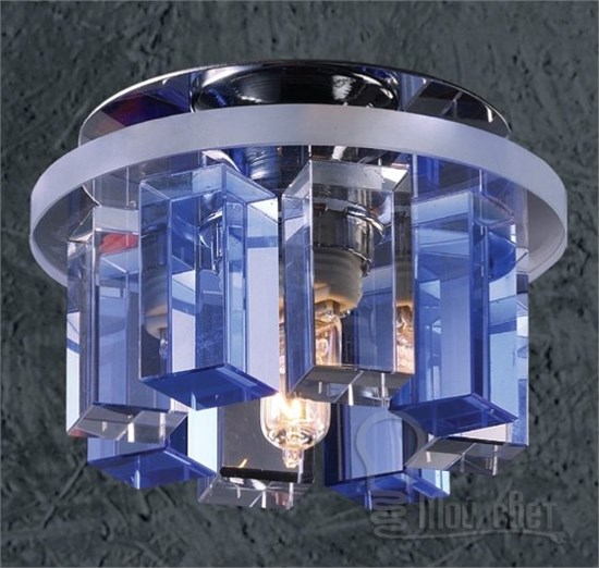 369355 NT09 066 хром/прозрачно-голубой Встраиваемый IP20 G9 40W 220V CARAMEL 3 369355 - фото 629731