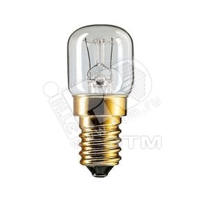 94703800/036599 PHILIPS App 15W E14 230-240V T22 CL Лампа для печей (300°С) (уп.100шт.) 872790094703800 - фото 629784