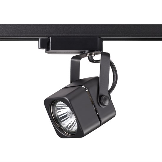 370429 NT19 189 черный Трековый светильник IP20 GU10 50W 220V PIPE Novotech 370429 - фото 629855