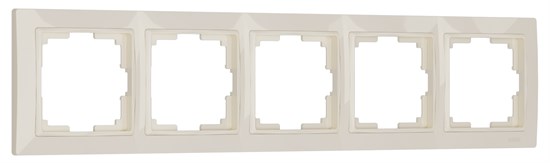 WL03-Frame-05 Snabb Basic Рамка на 5 постов, слоновая кость (уп.10шт.) Werkel™ a036634 - фото 629964