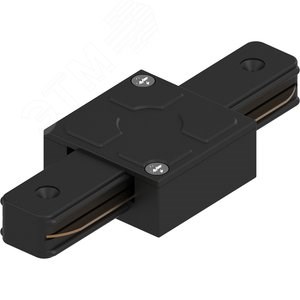 41735 LD1006 черный Коннектор прямой для шинопровода CAB1005 (уп.100шт.) FERON (Китай) 41735 - фото 629991
