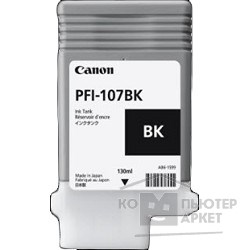 PFI-107BK 6705B001 Картридж для  iPF680/685/770/780/785, Черный, 130ml Canon [Расходные материалы] PFI-107BK 6705B001 - фото 630176