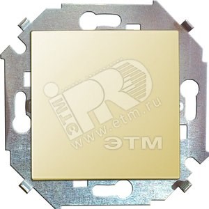 1591251-031 S15 Выключатель одноклавишный проходной перекрёстный, 16А, 250В, винт. зажим, слоновая кость (уп.20шт.) Simon Electric 1591251-031 - фото 630239