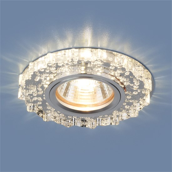 2202 MR16 CL прозрачный Встраиваемый потолочный светильник с LED подсветкой ВЫВЕДЕН ИЗ АССОРТИМЕНТА a038454 - фото 630282