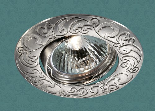 369643 NT12 149 никель Встраиваемый ПВ IP20 GX5.3 50W 12V HENNA 712235 - фото 630350