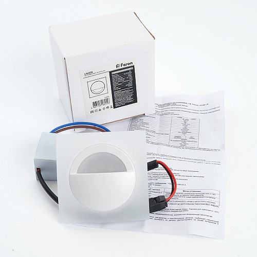 32665 LN008, 3W 4000К (белый), 85-265V, 210Lm, IP20, цвет белый, корпус алюминий Светильник встраиваемый светодиодный с драйвером в комплекте FERON 32665 - фото 630369