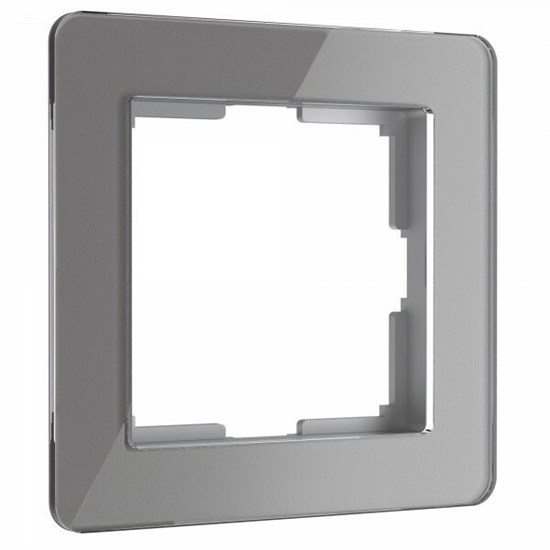 W0012704 Acrylic Рамка на 1 пост, графит (уп.10шт.) Werkel™ a059319-1 - фото 630372