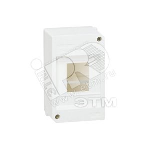 01357 Ekinoxe Mini S Щиток накладной 4 мод, белый (уп.30шт.) LEGRAND 01357 - фото 630388