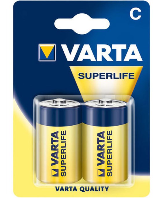 2014.101.302 SuperLife R14/343 2S Элемент питания блистер 4шт. (уп.24шт.) Varta 2014.101.302 - фото 630444