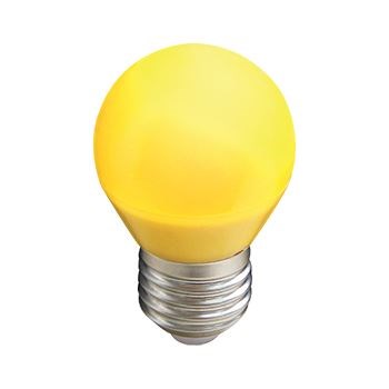 K7CY50ELB Ecola globe LED color 5,0W G45 220V E27 Yellow шар Желтый матовая колба 77x45 Лампа св/д (уп.1/100шт.) K7CY50ELB - фото 630477